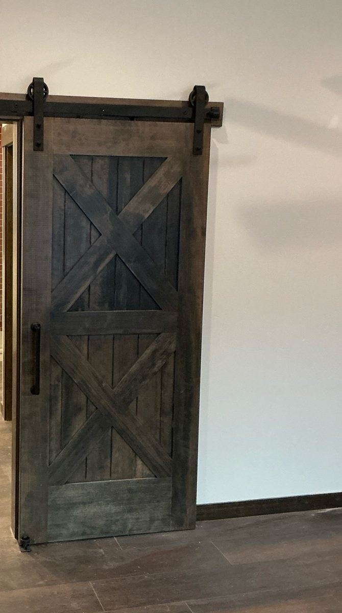 X-brace barn door